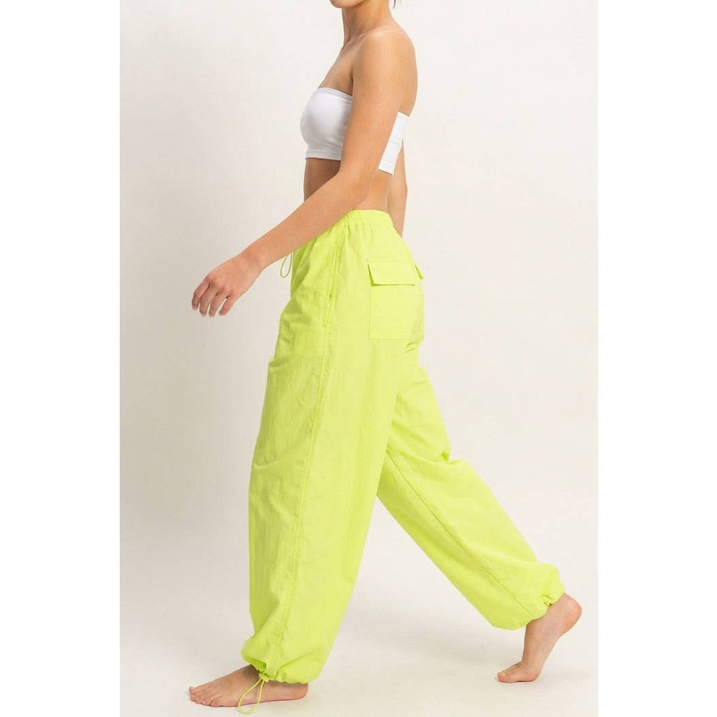 High-Waist Parachute Pants