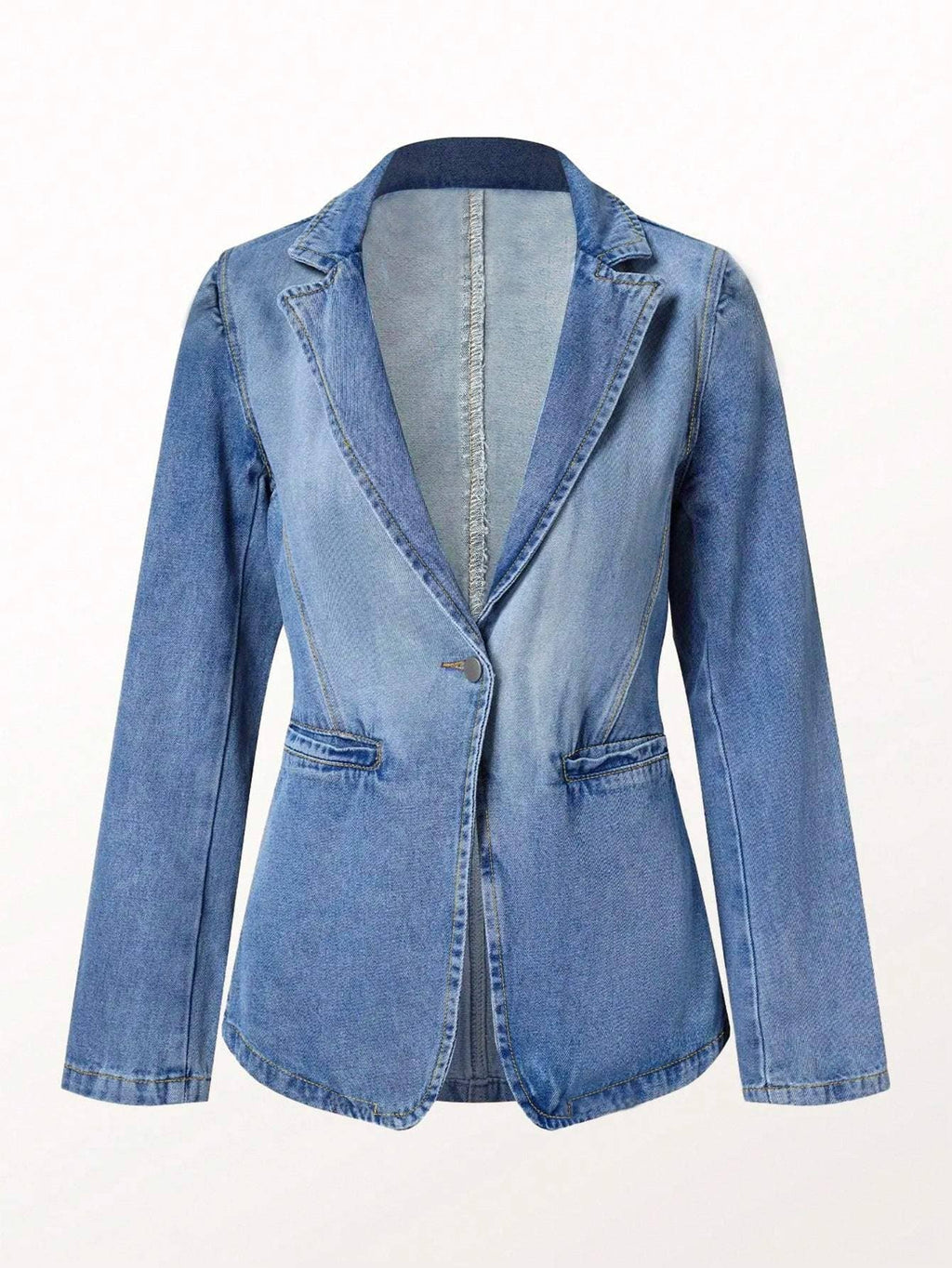 Denim suit jacket