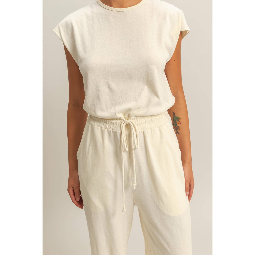 Short Sleeve Casual Jumpsuit