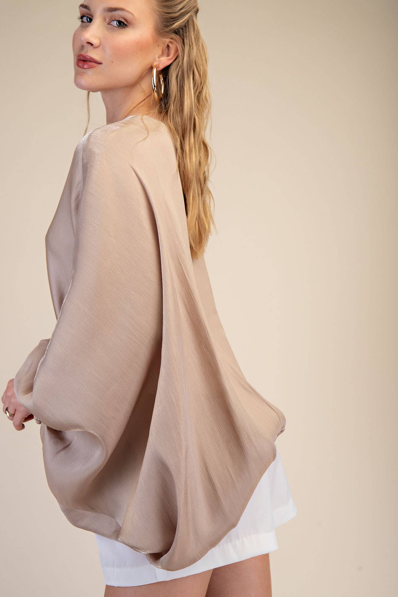 V-Neck Puff Sleeve Top