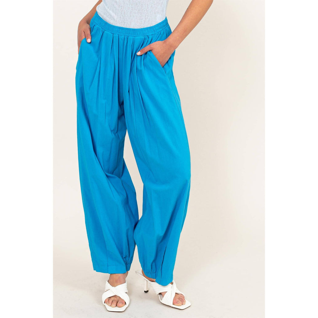 Mid Rise Wide Leg Pants