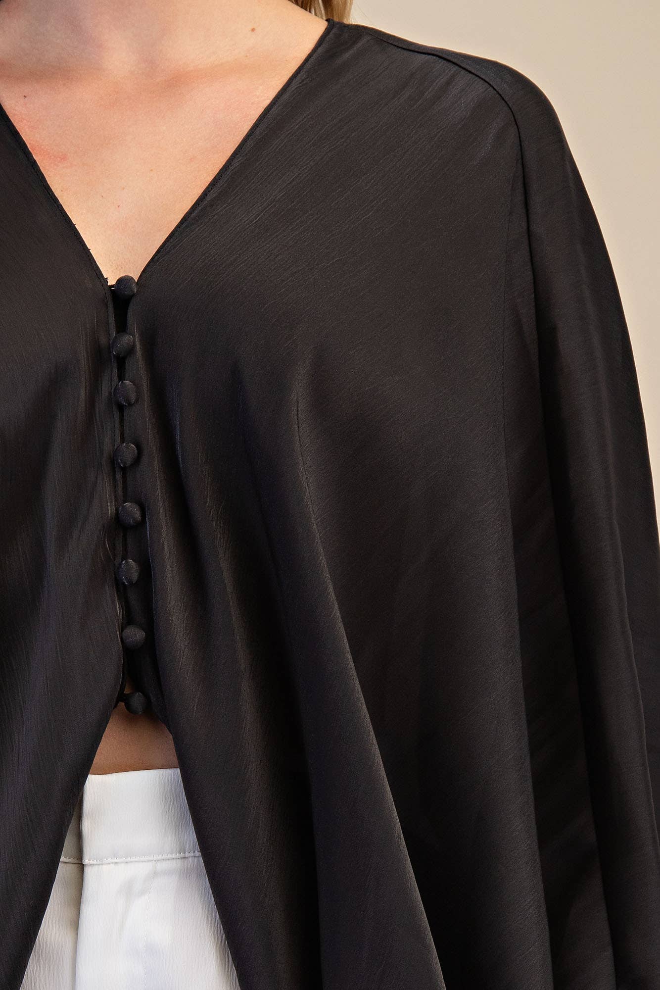 V-Neck Puff Sleeve Top