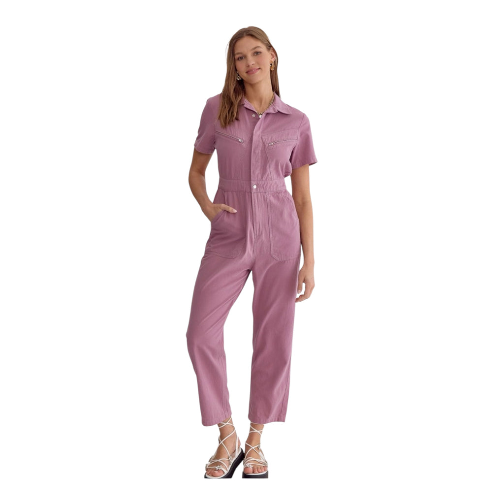 Entro Short Sleeve Jumpsuit