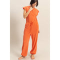 Short Sleeve Casual Jumpsuit
