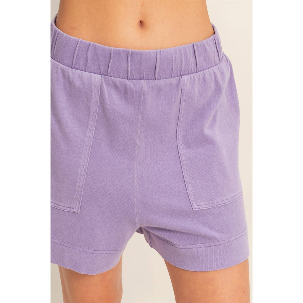 Sleeveless Round Neck Top & Shorts Set