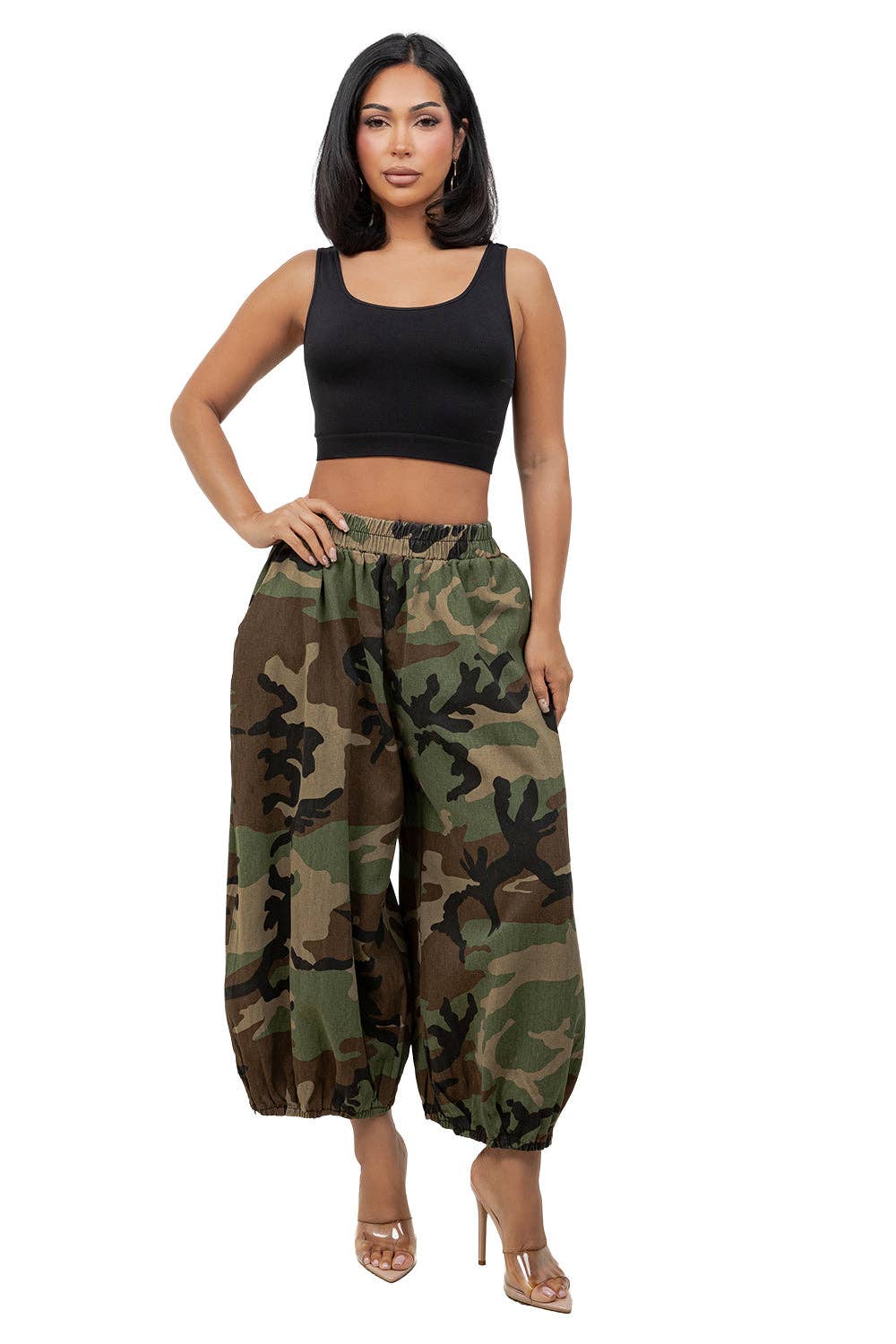 WOMEN FASHION HAREM STYLE OVERSIZE  PANTS