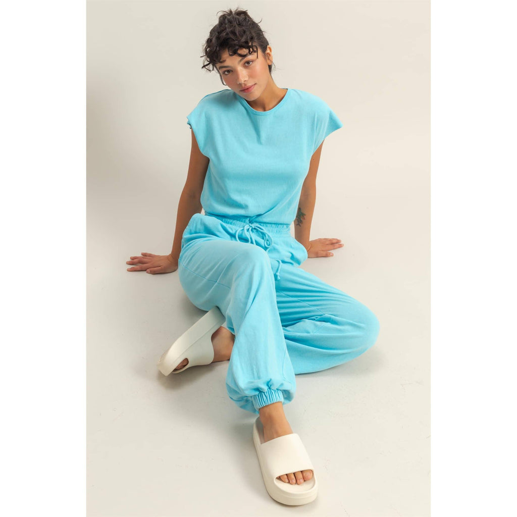 Short Sleeve Casual Jumpsuit