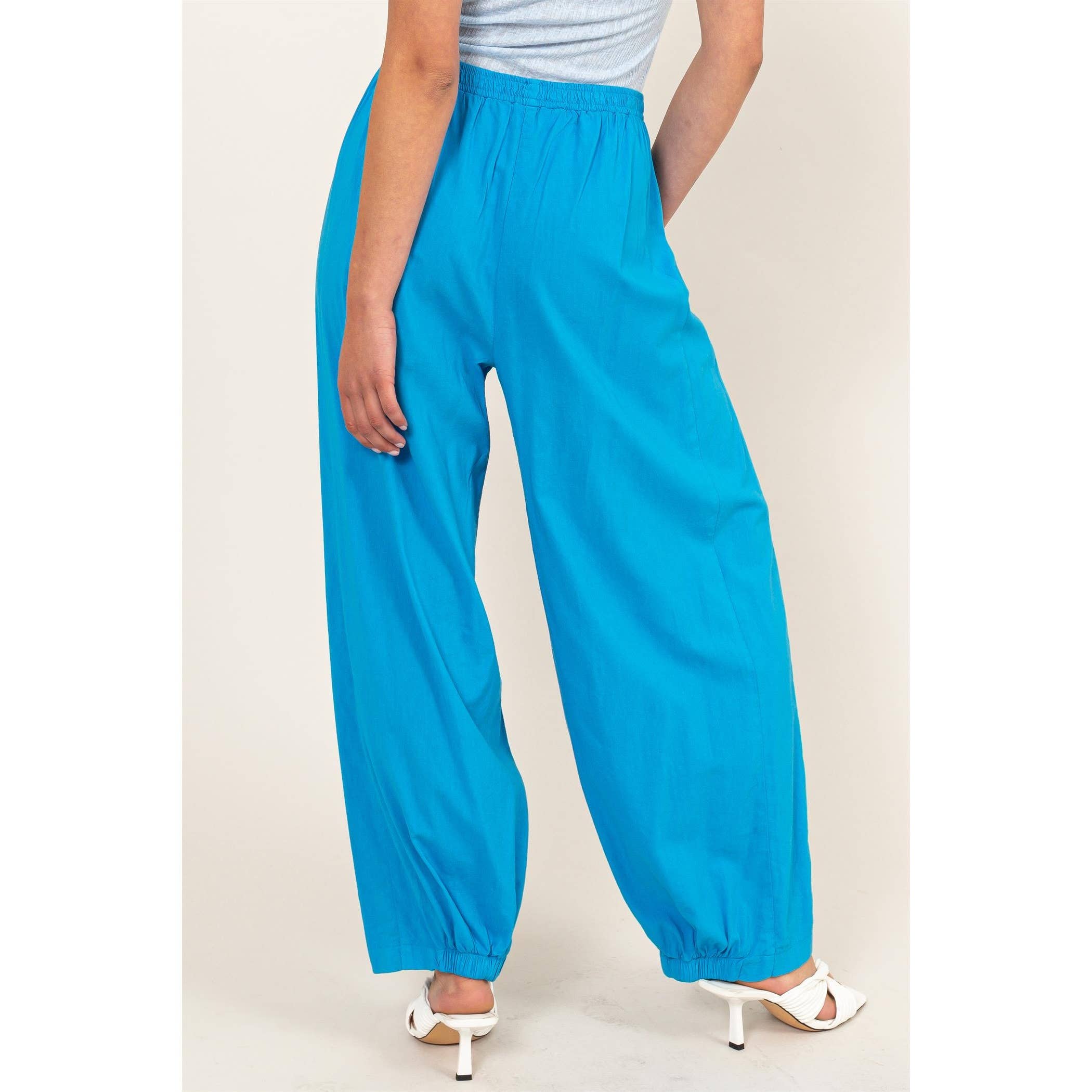 Mid Rise Wide Leg Pants